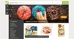 Desktop Screenshot of glutenvrijewebshop.nl